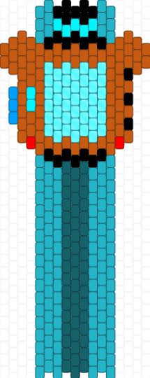 freddy fazwatch - red,teal,fnaf,security breach,watch,freddy,fazwatch