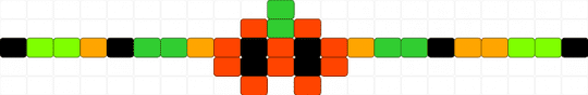 Pumpkin single - red,green