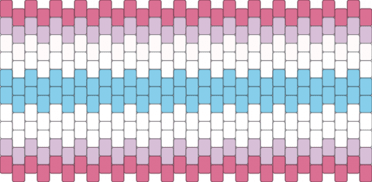 FEMBOI Cuff - pink,light blue