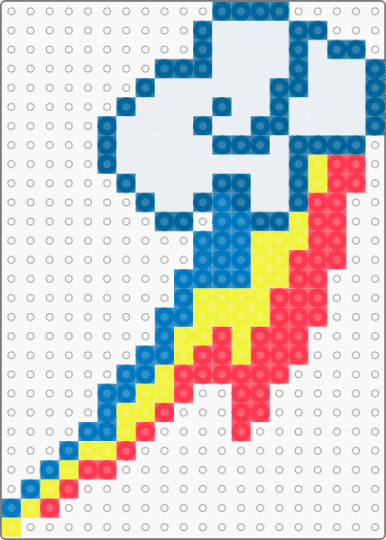 Rainbow Dash cutie mark mlp - blue
