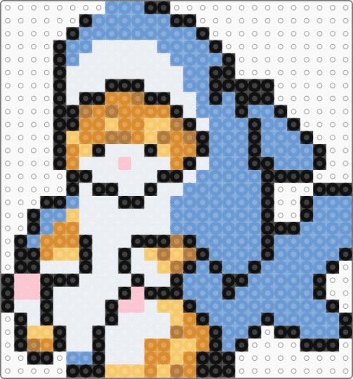 shark kittyyyy - light blue