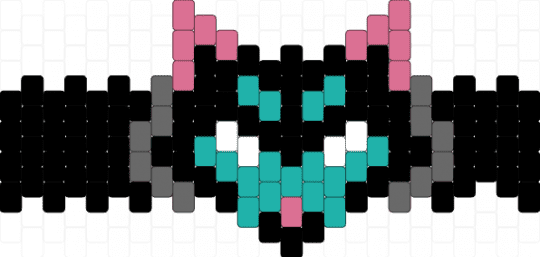 wolf cuff 2 - black,teal