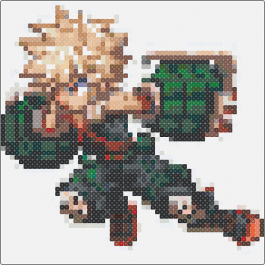 katsuki !! - white,tan,beige,gray,colorful