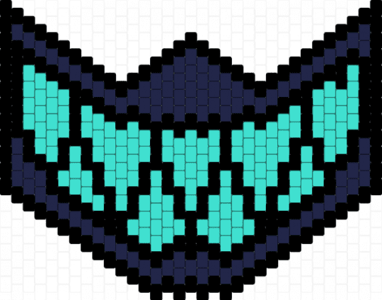 Shock.wav mask for silly little cosplay - purple,light blue