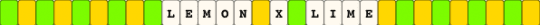 Lemon x lime single rotator #4 - green,yellow