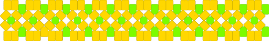 Lemon lime rotator #3 - green,yellow