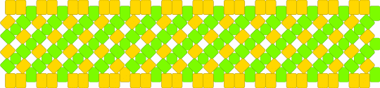 Lemon lime rotator #2 - yellow,green