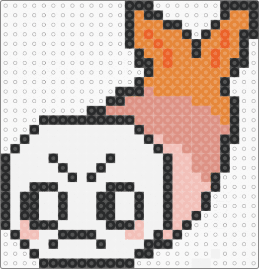 Shrimpo DW - beige, orange