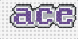 ACE (Outlined) - asexual,ace,pride,text,community,purple