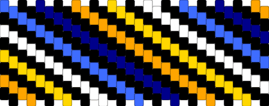 aroace cuff 🧡💛🤍🩵💙|| multi stitch - aroace, black, blue, cuff, flag, multi stitch, pride, pride flag, yellow