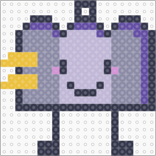 gaty keychain - purple,gray,gaty,tpot,bfb,i,i luv gaty,keychane