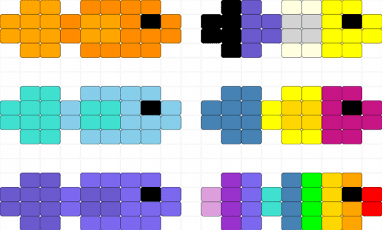 fish cuz yuh - orange,light blue,blue,yellow,pride,pride flag,fish