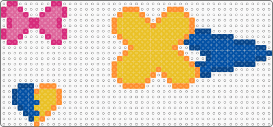 fourx matching clip || 2/2 - yellow,blue,fourx,x,four,bfb,bfdi,tpot