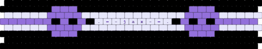 Jax from tadc ^^ (The amazing digital circus) cuff - purple,white