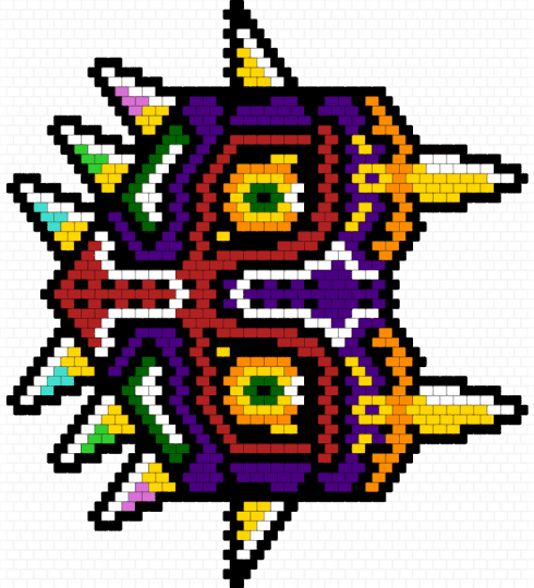 Legend of Zelda - Majora's Mask - black,yellow,purple,red,colorful