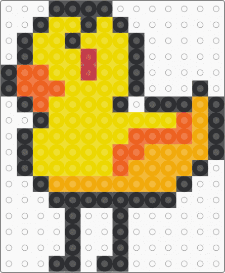 Evil Duck - yellow,orange,evil,duck,ducky,evil ducky,angry,duck with legs,red
