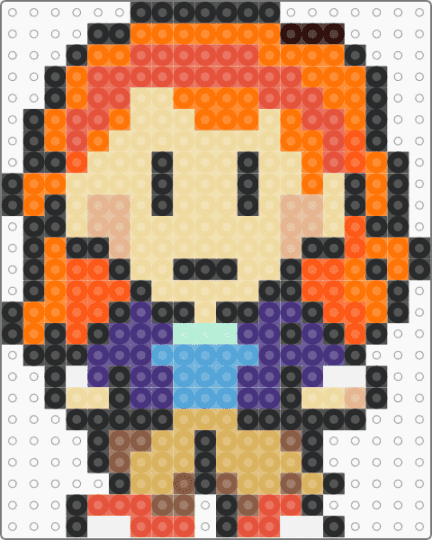 max - stranger things - orange,red,beige
