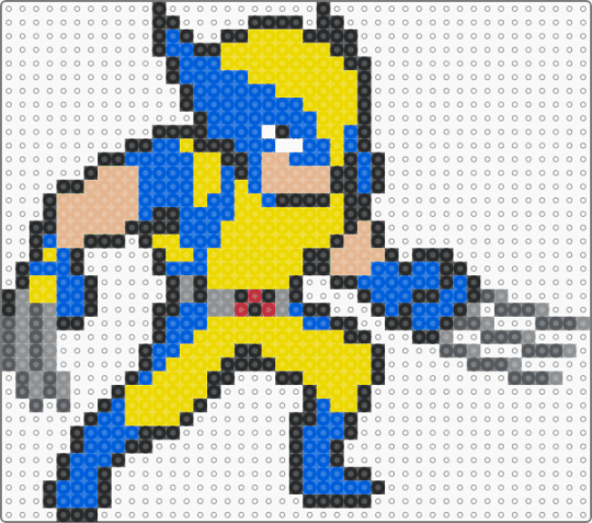Wolverine - yellow,blue