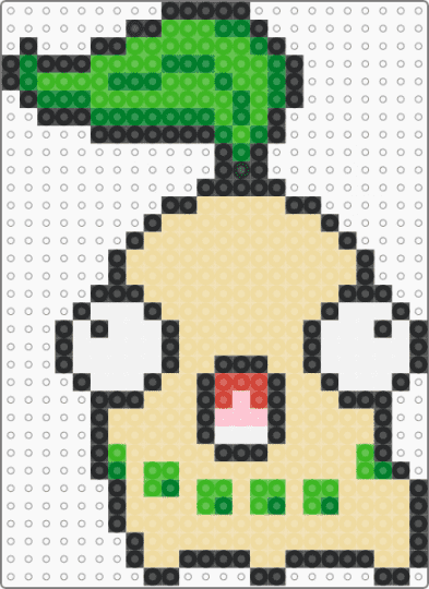 derp chik - green,beige