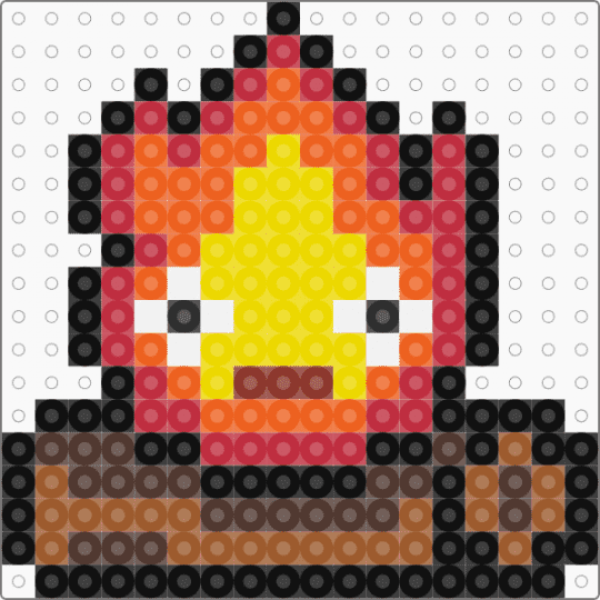 calcifer - red,orange,yellow