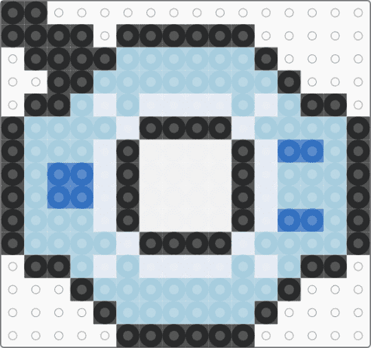 blue digivice - light blue