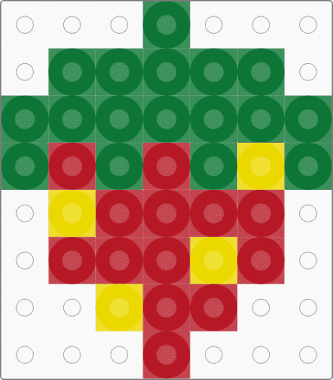 Mini strawberry - red,green