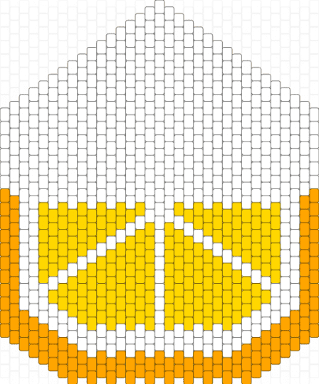 Lemon bag panel back - white,orange,yellow,lemon,bag,purse,citrus