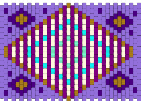 art deco phone mat purple - pink, purple