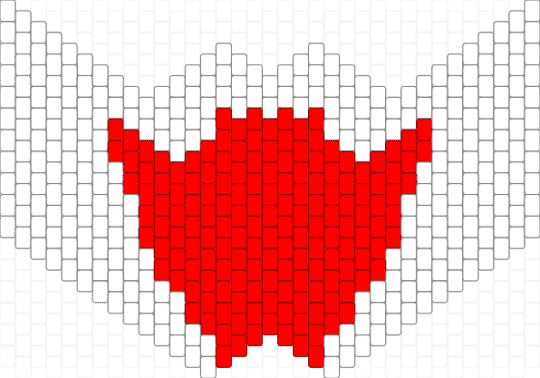 femtanyl/token mask (v1?) - white,red
