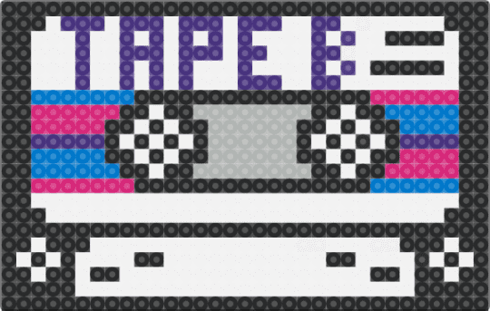 TAPE B - white,purple,dj,tapeb,tape,cassette,dubstep,edm