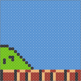 8-bit Mario Background - mario,nintendo,landscape,panel,video games