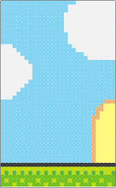 Kirby - 8 bit Background - kirby,nintendo,landscape,panel,video game,light blue