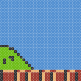 8-bit Mario Background - mario,landscape,nintendo,panel,video game,classic,sky,blue