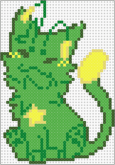 Gnarpy perler - green