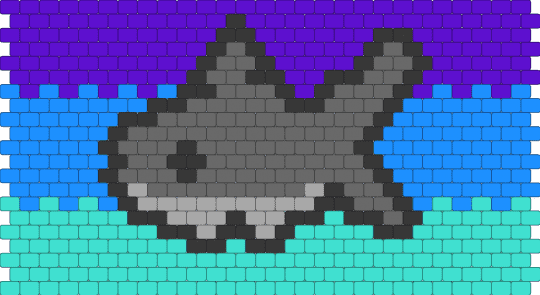 A Shark cuff - light blue,purple