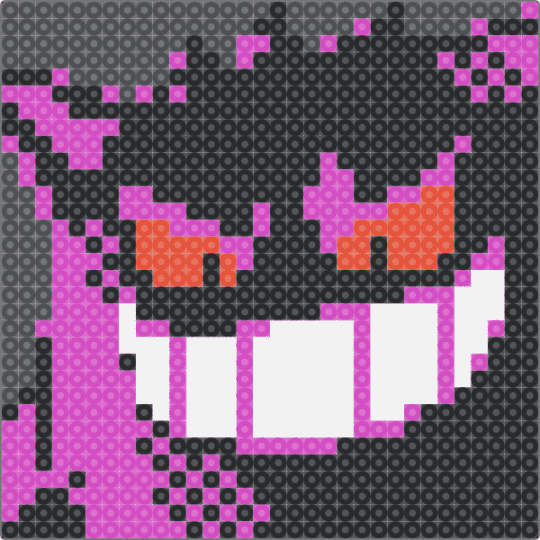 Gengar - black,pink,pokemon