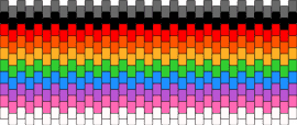 rainbow cuff - rainbow,cuff,vibrant,diversity,joy,spectrum,smooth,contrast