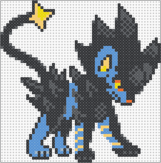 Luxray PokéWilds Sprite Remix - black,gray,light blue,pokemon,gaming,electric,character,pokewild