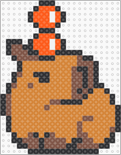 Capybara & Oranges - orange,animal,cute,fruit,citrus