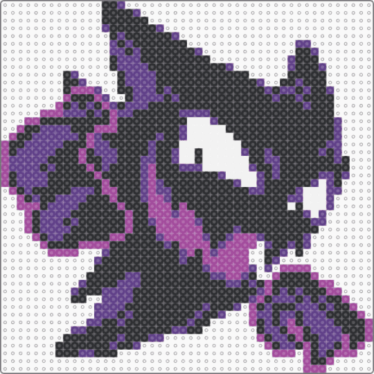 Haunter Punch - black,pink,purple,gastly,haunter,gengar,pokemon,gaming,character,ghost,poison