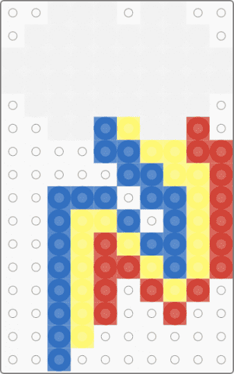 Rainbow Dash Cutie Mark - blue, yellow