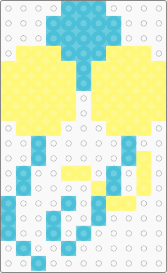Pinkie Pie Cutie Mark - light blue, yellow