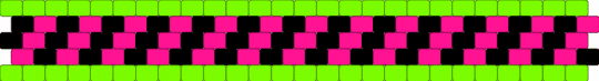 scene cuff - green,pink