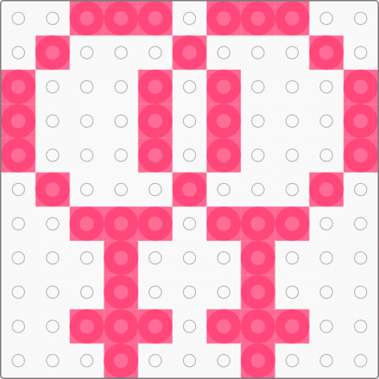 sapphic / lesbian / wlw symbol - red