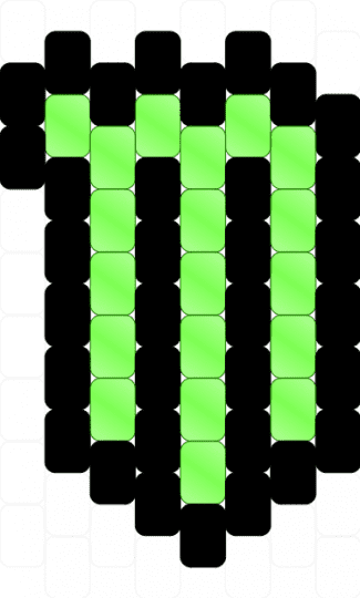 monster charm (1/4) - green,black