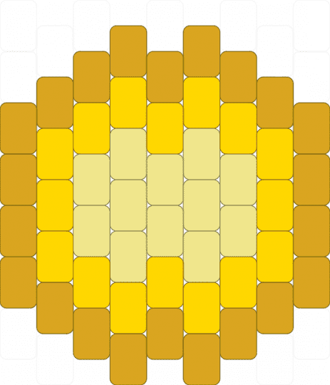 sun charm (for luna - yellow,orange