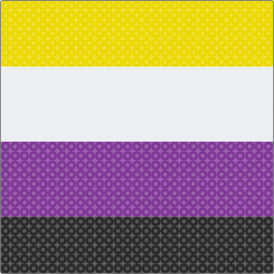 enby thing (for my pinned patterns) - pink,yellow