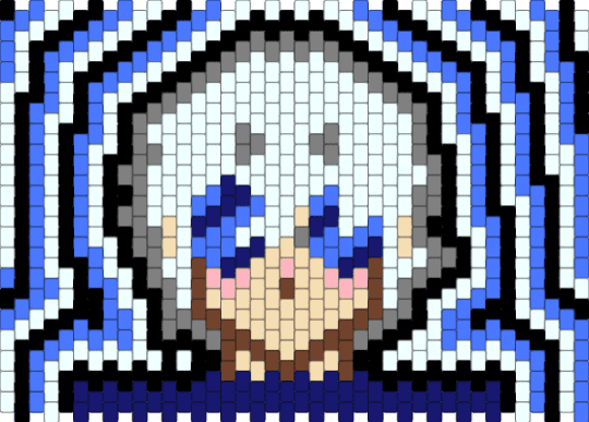 gojo panel :3 - white,gray,purple,blue