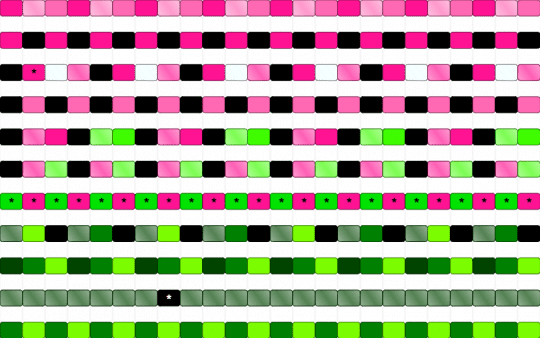 green>pink single set - pink,green