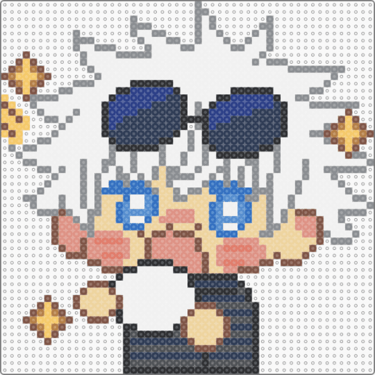 satoru gojo :D - white,gray,purple,colorful